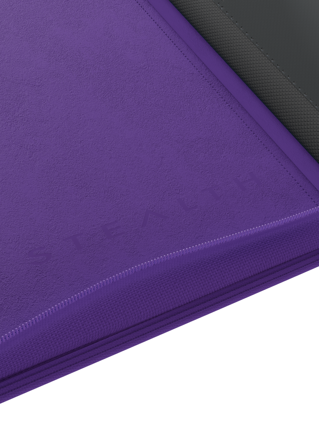Palms Off Gaming STEALTH 12 Pocket Zip Trading Card Binder - PURPLE