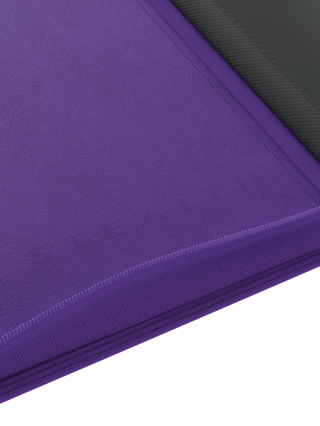 Palms Off Gaming STEALTH 12 Pocket Zip Trading Card Binder - PURPLE