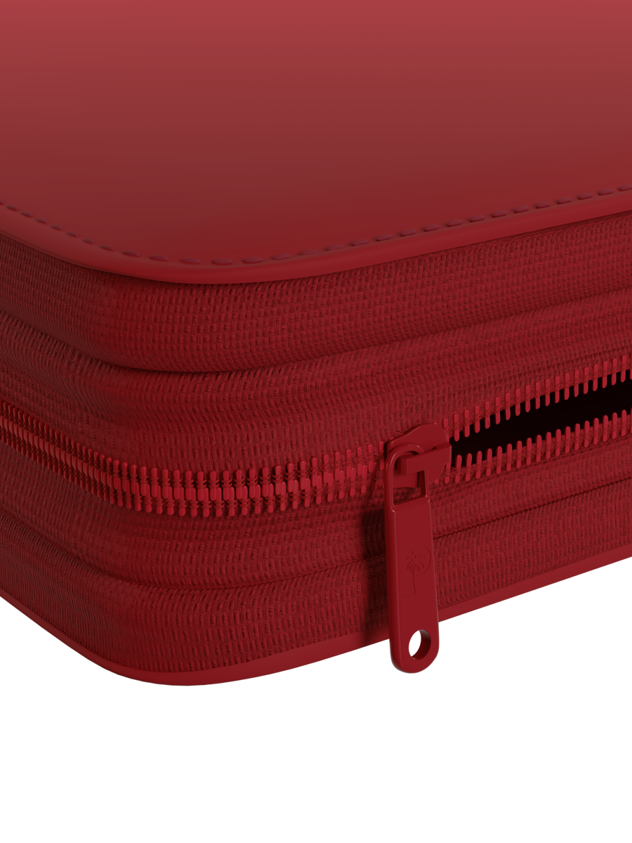 Palms Off Gaming STEALTH 12 Pocket Zip Trading Card Binder - RED