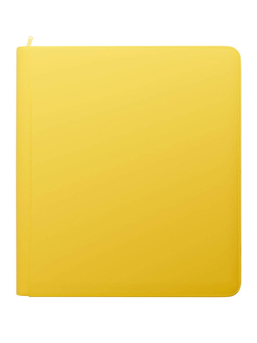 Palms Off Gaming STEALTH 12 Pocket Zip Trading Card Binder - YELLOW