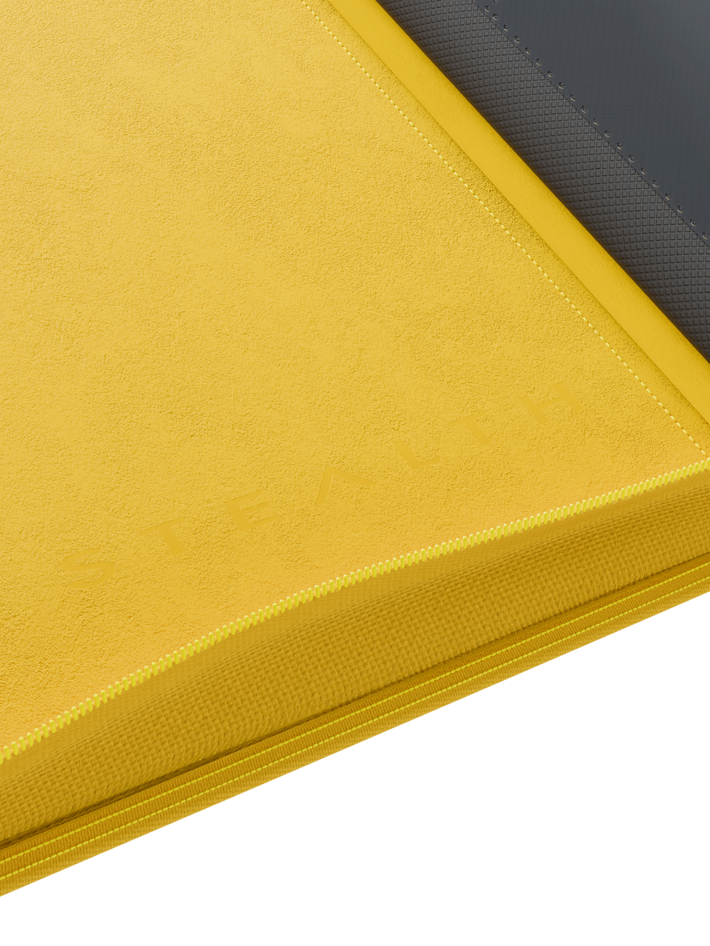 Palms Off Gaming STEALTH 12 Pocket Zip Trading Card Binder - YELLOW