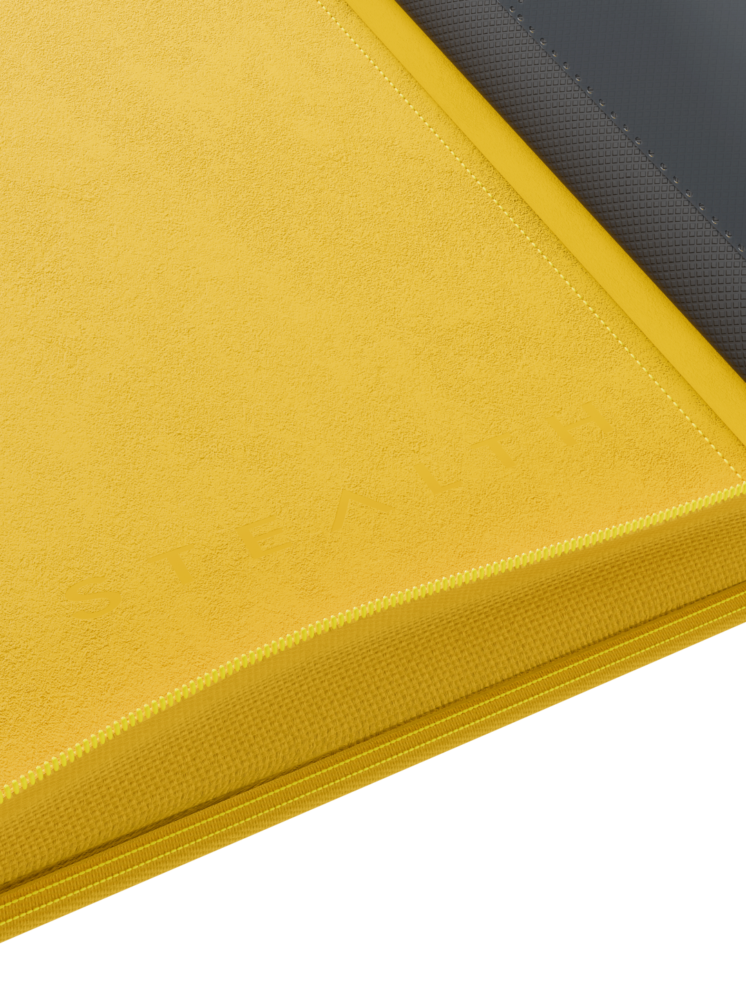 Palms Off Gaming STEALTH 12 Pocket Zip Trading Card Binder - YELLOW
