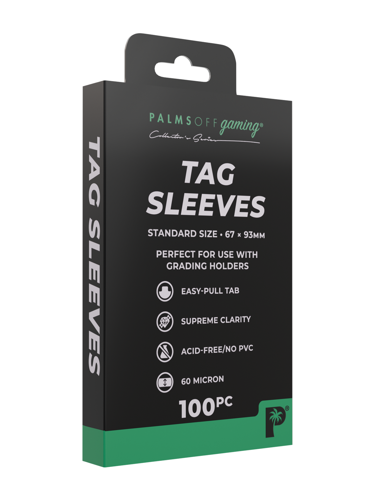 Palms Off Gaming Tag Sleeves - 100pc