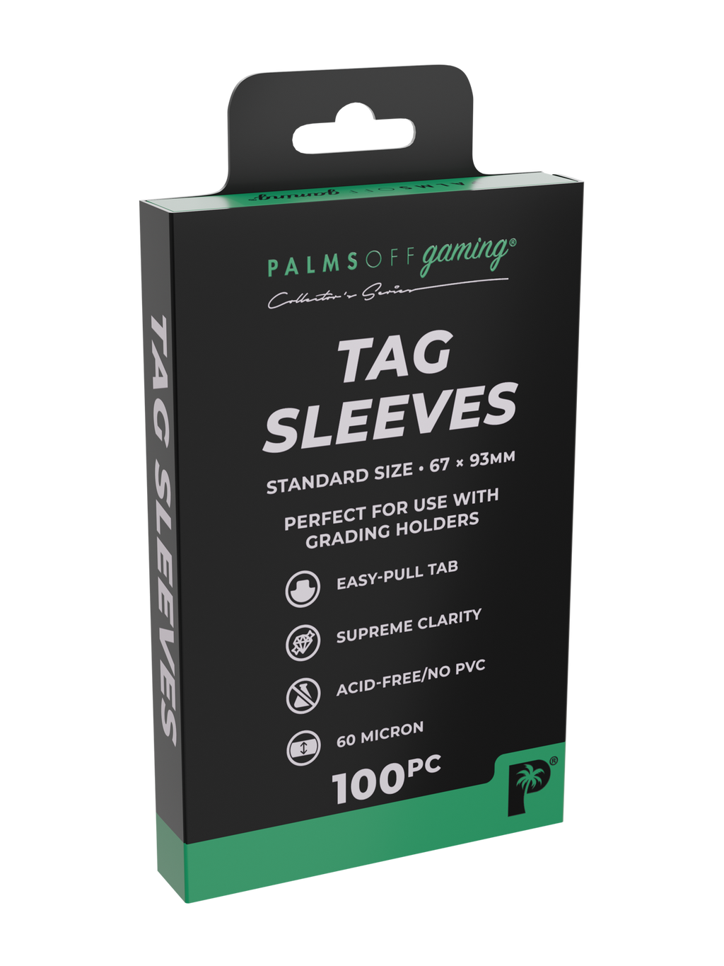 Palms Off Gaming Tag Sleeves - 100pc
