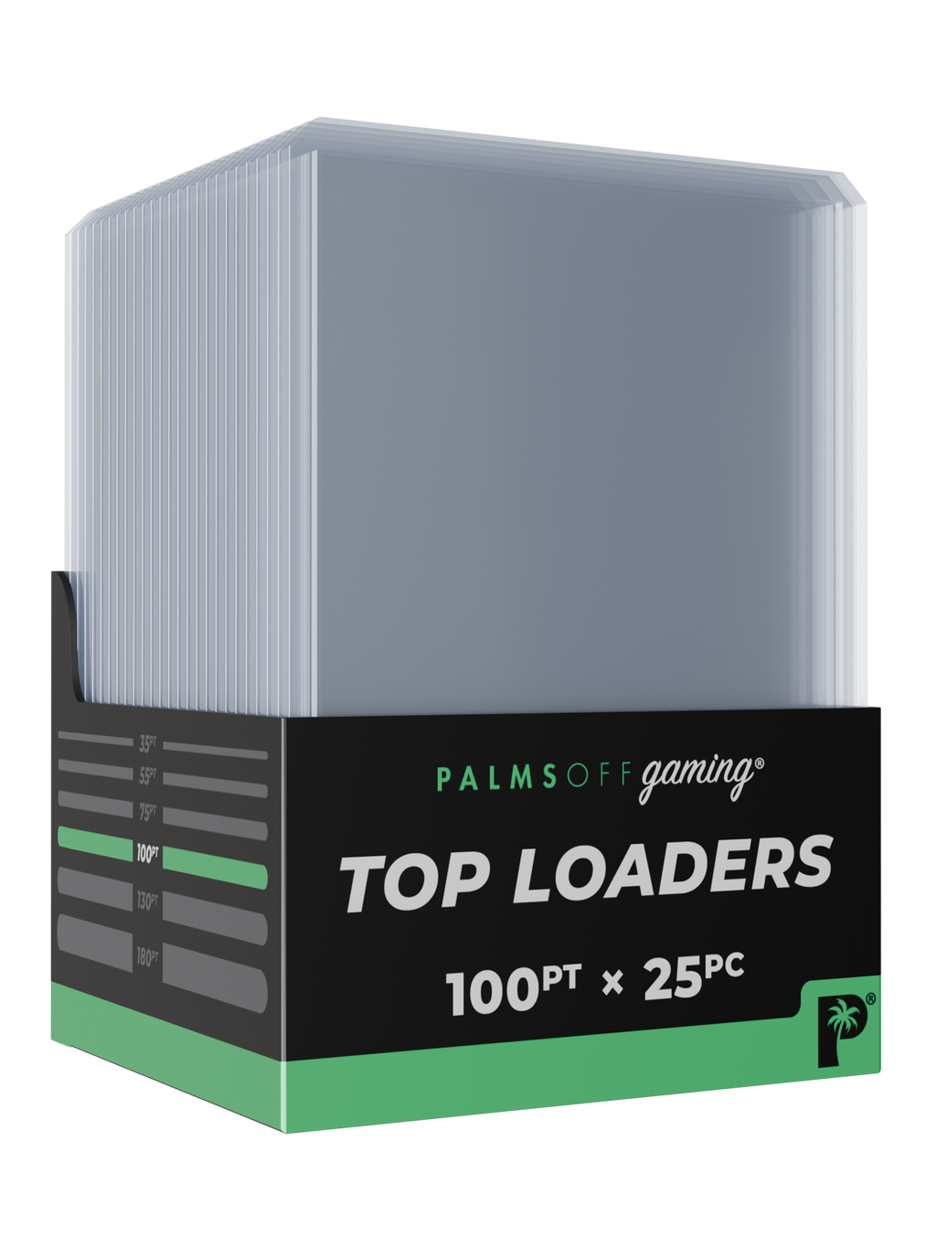 Palms Off Gaming Top Loaders - 25 pack - 100pt