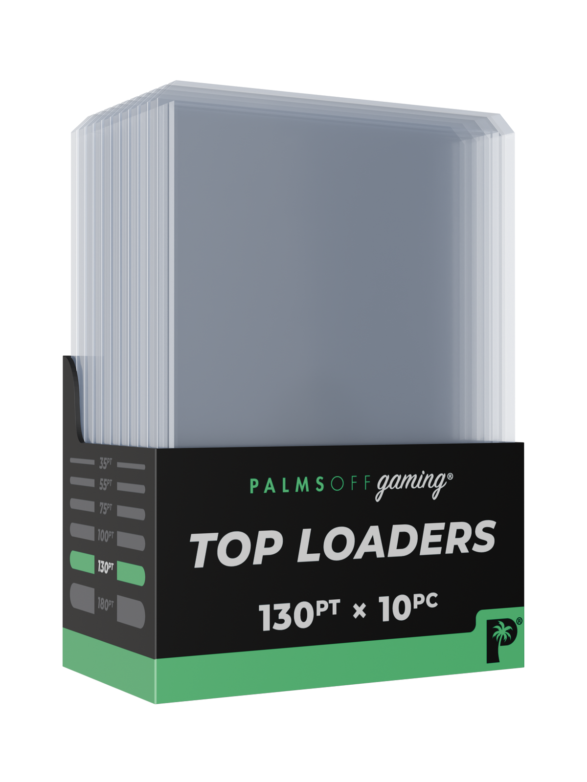 Palms Off Gaming Top Loaders - 10 pack - 130pt