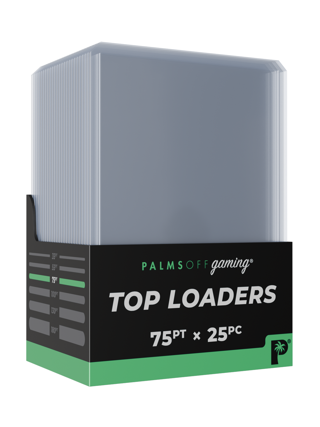 Palms Off Gaming Top Loaders - 25 pack - 75pt