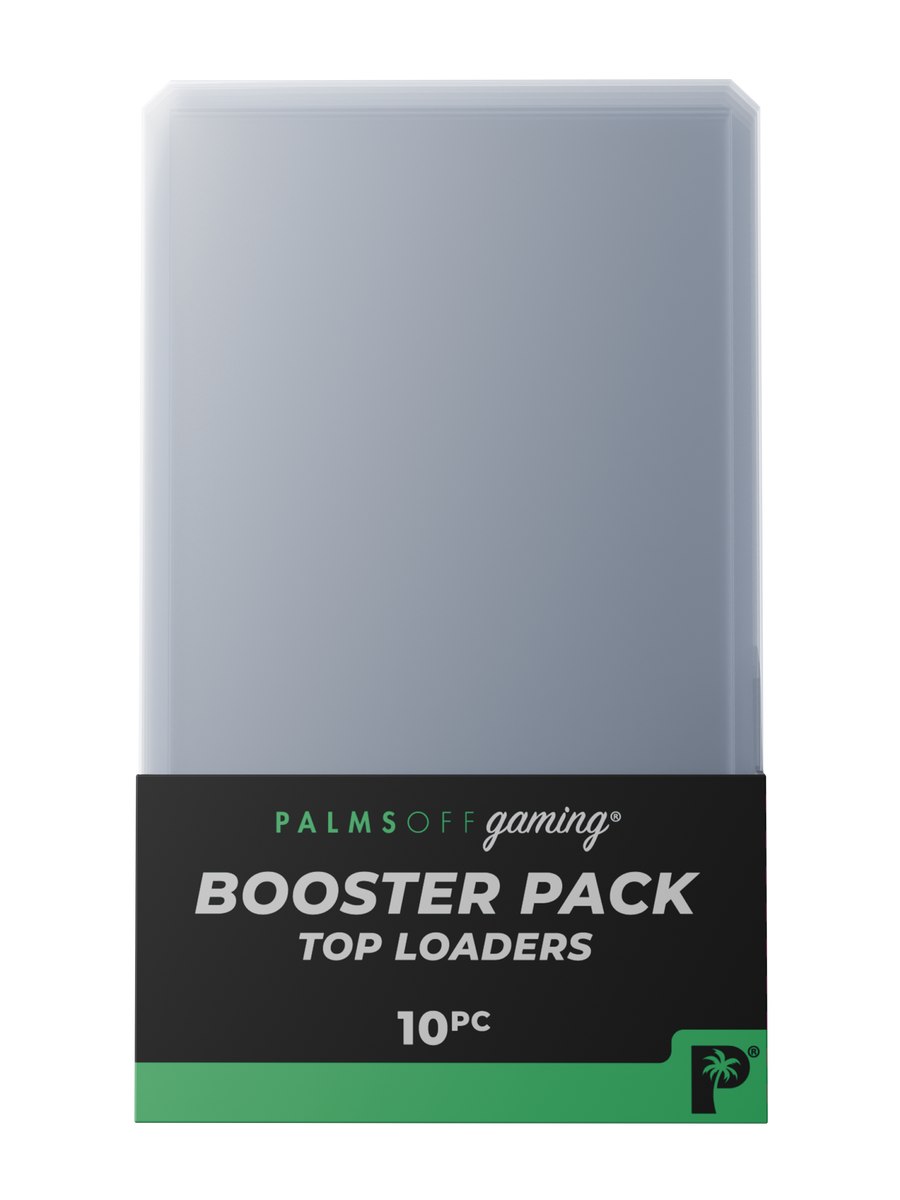 Palms Off Gaming Booster Pack Top Loaders - Standard Size - 10pc