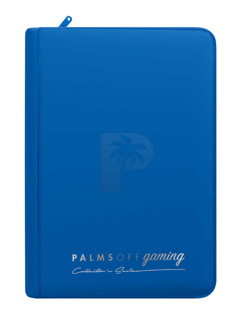 Palms Off Gaming Collector's Series 4 Pocket Zip Trading Card Binder - BLUE