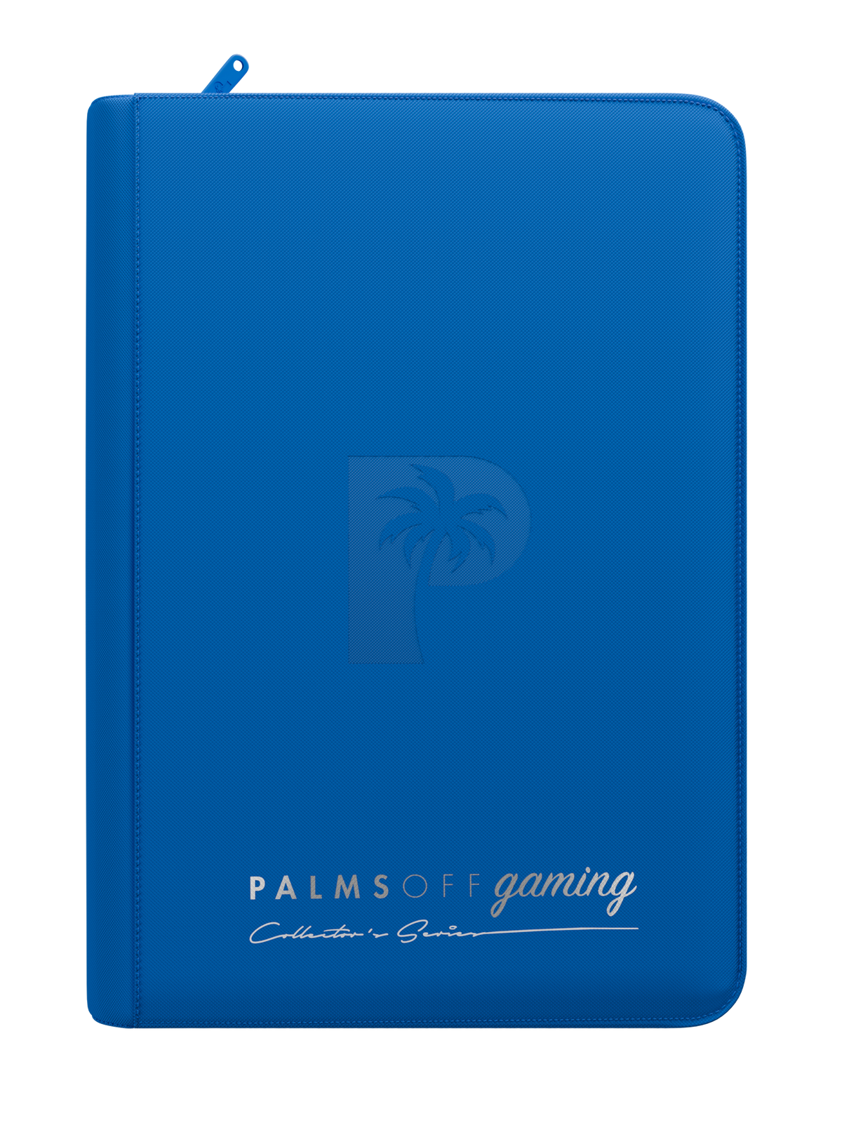 Palms Off Gaming Collector's Series 4 Pocket Zip Trading Card Binder - BLUE