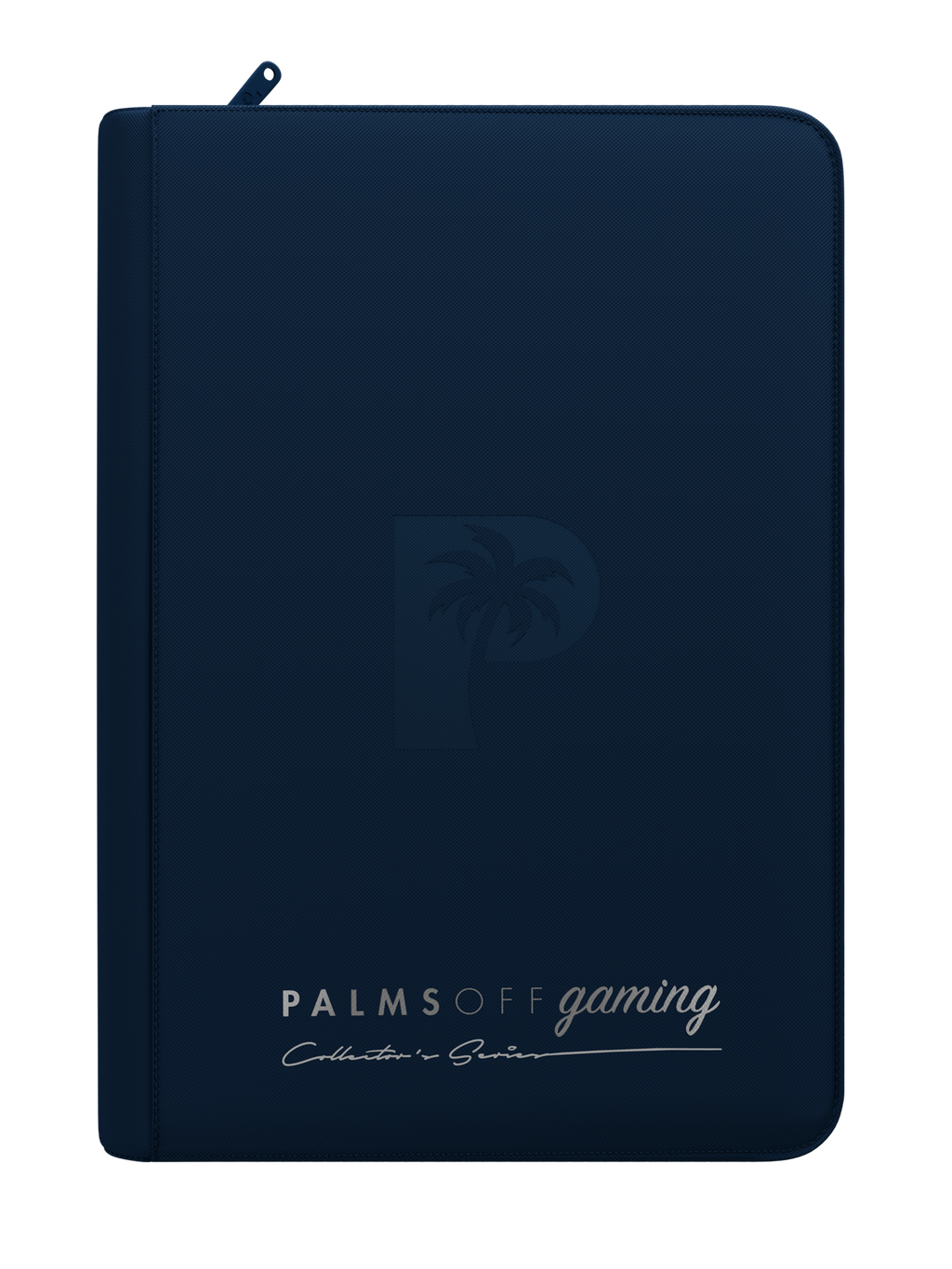 Palms Off Gaming Collectors Series 4 Pocket Zip Binder Navy