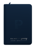 Palms Off Gaming Collectors Series 4 Pocket Zip Binder Navy