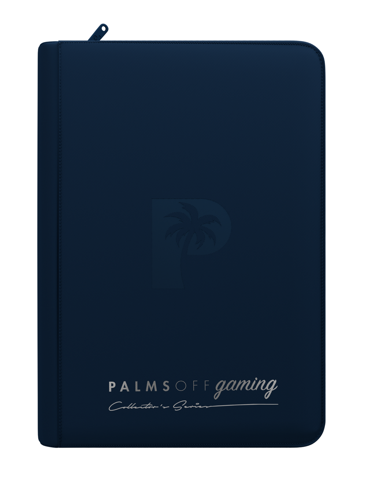 Palms Off Gaming Collectors Series 4 Pocket Zip Binder Navy