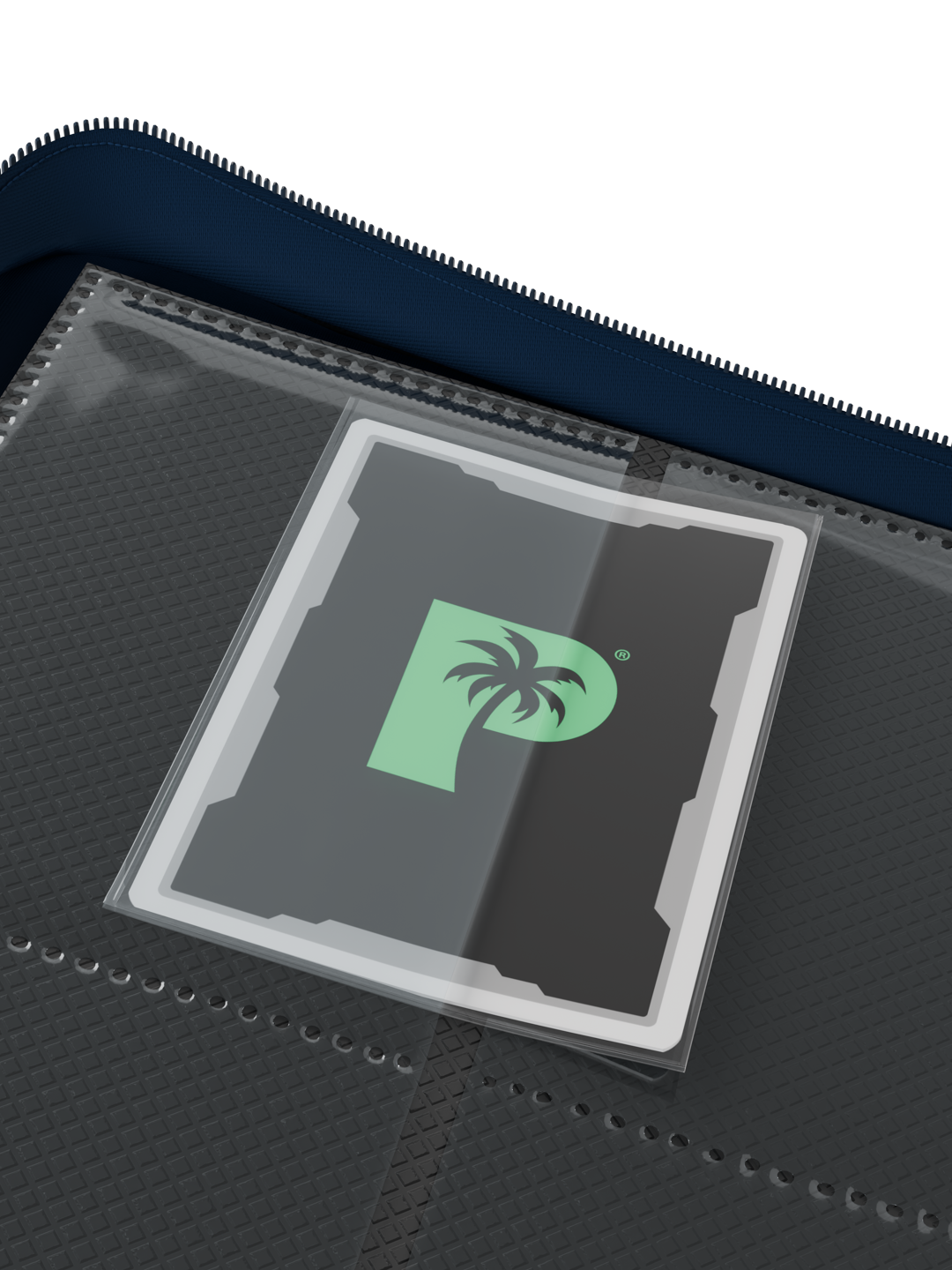 Palms Off Gaming Collectors Series 4 Pocket Zip Binder Navy