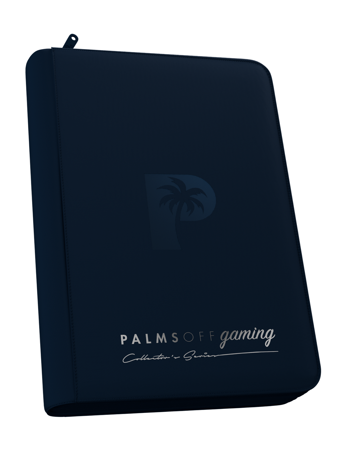 Palms Off Gaming Collectors Series 4 Pocket Zip Binder Navy