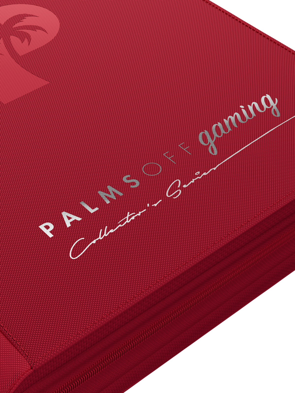 Palms Off Gaming Collector's Series 4 Pocket Zip Trading Card Binder - RED