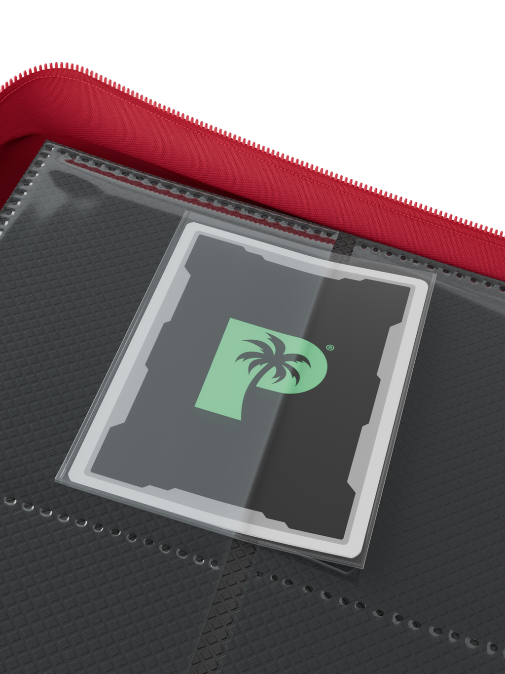 Palms Off Gaming Collector's Series 4 Pocket Zip Trading Card Binder - RED