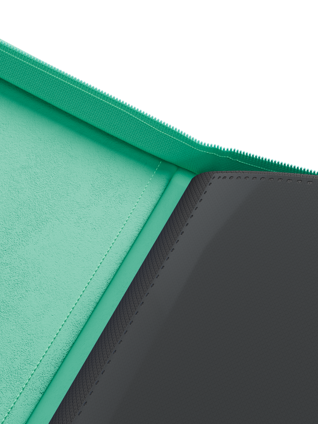Palms Off Gaming Collector's Series 4 Pocket Zip Trading Card Binder - TURQUOISE