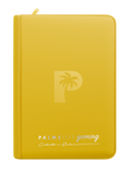 Palms Off Gaming Collector's Series 4 Pocket Zip Trading Card Binder - YELLOW