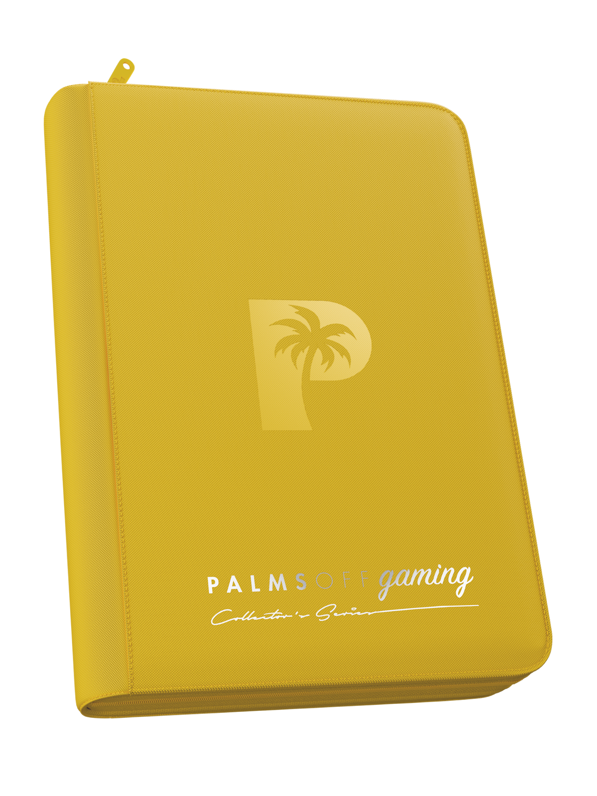 Palms Off Gaming Collector's Series 4 Pocket Zip Trading Card Binder - YELLOW