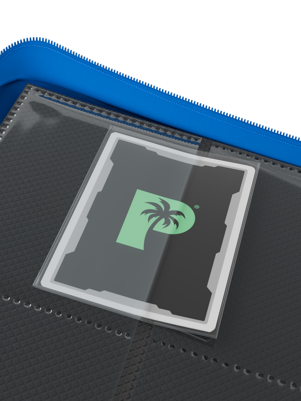 Palms Off Gaming Collector's Series 9 Pocket Zip Trading Card Binder - BLUE