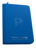 Palms Off Gaming Collector's Series 9 Pocket Zip Trading Card Binder - BLUE