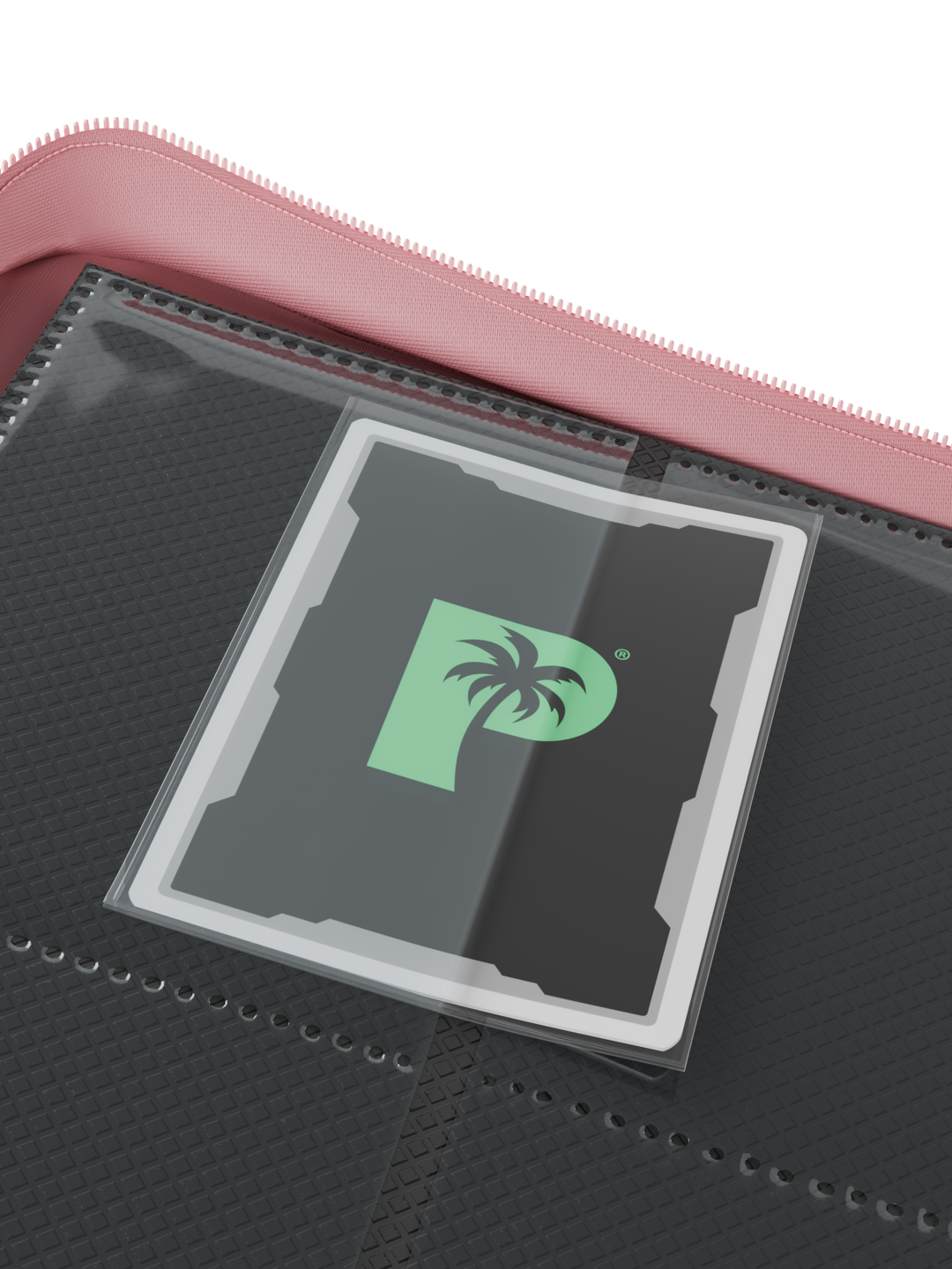 Palms Off Gaming Collector's Series 9 Pocket Zip Trading Card Binder - PINK