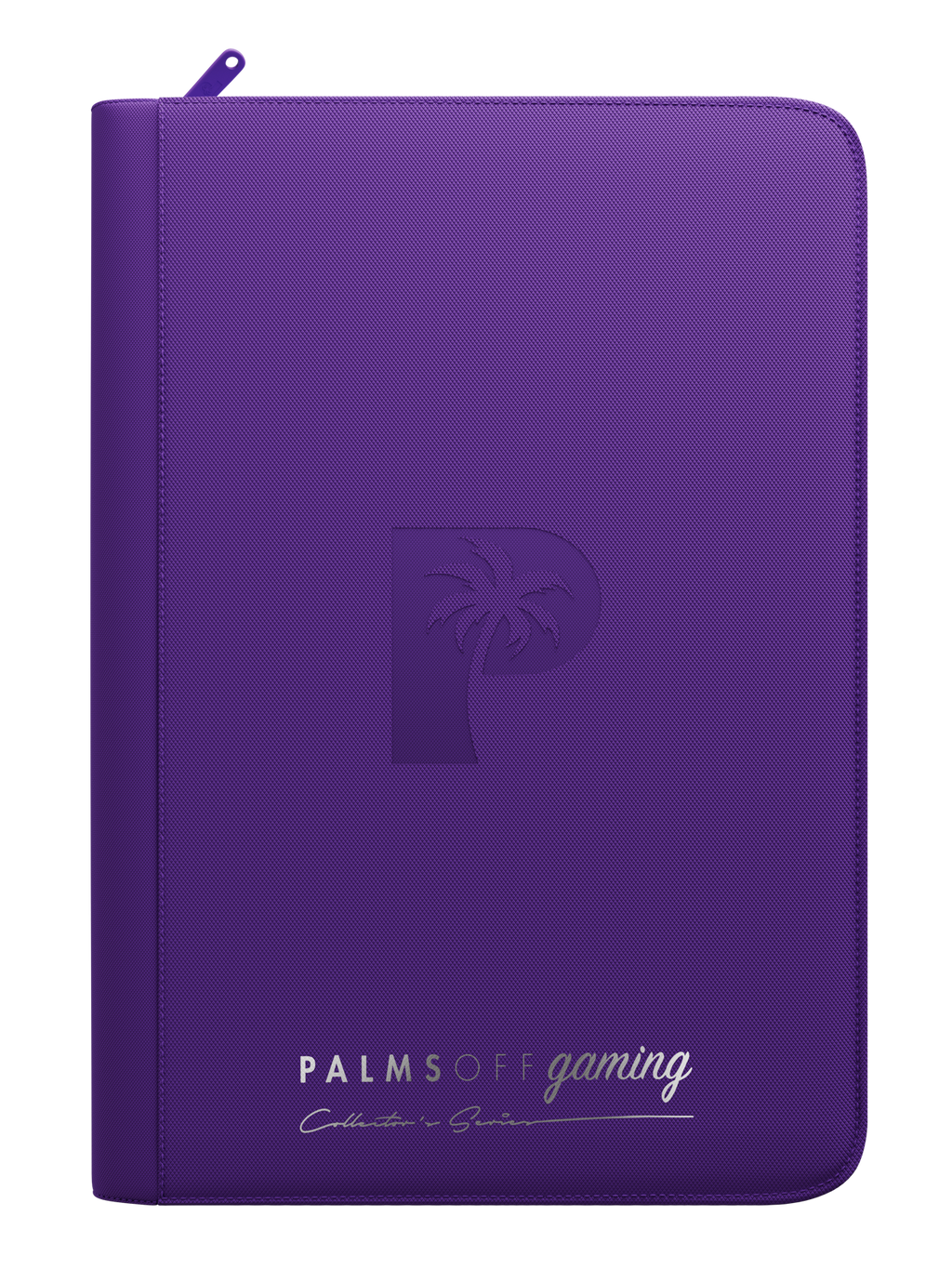 Palms Off Gaming Collector's Series 9 Pocket Zip Trading Card Binder - PURPLE