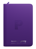 Palms Off Gaming Collector's Series 9 Pocket Zip Trading Card Binder - PURPLE
