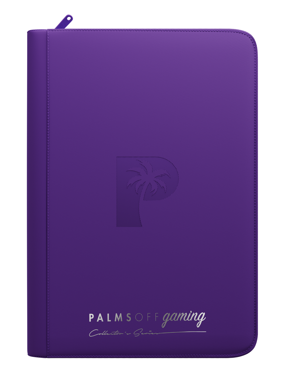 Palms Off Gaming Collector's Series 9 Pocket Zip Trading Card Binder - PURPLE
