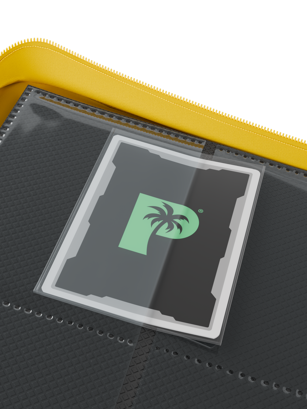 Palms Off Gaming Collector's Series 9 Pocket Zip Trading Card Binder - YELLOW