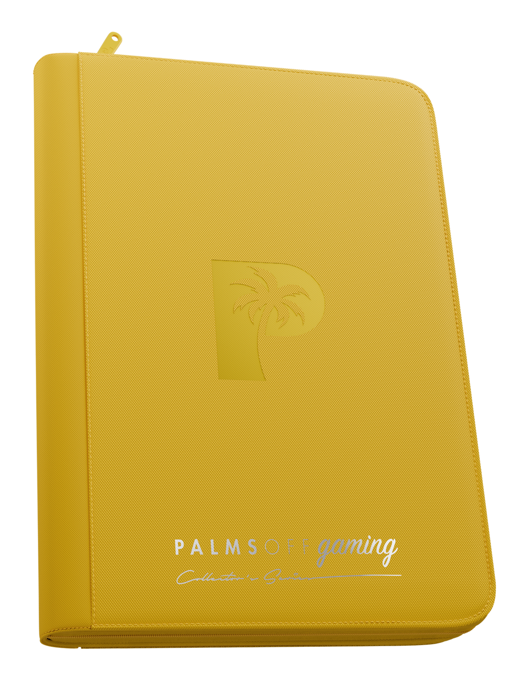 Palms Off Gaming Collector's Series 9 Pocket Zip Trading Card Binder - YELLOW