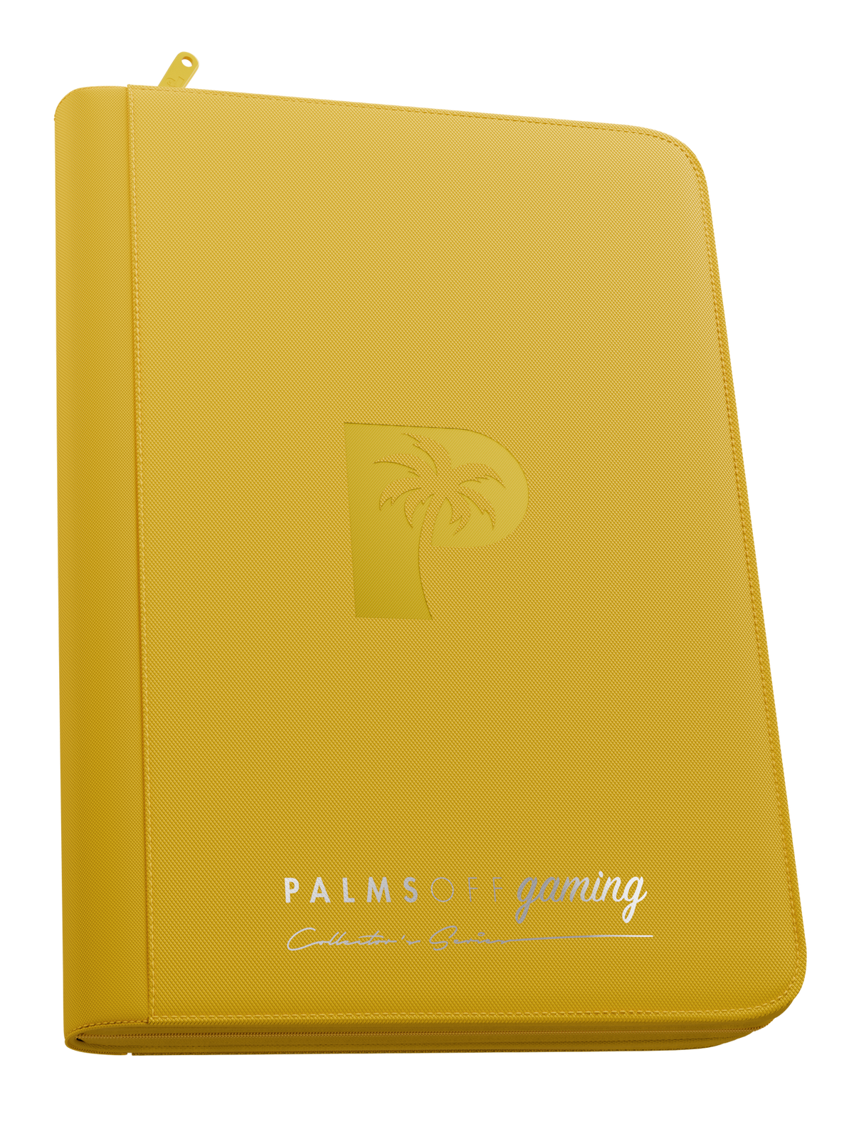 Palms Off Gaming Collector's Series 9 Pocket Zip Trading Card Binder - YELLOW
