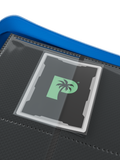 Palms Off Gaming Collector's Series 12 Pocket Zip Trading Card Binder - BLUE