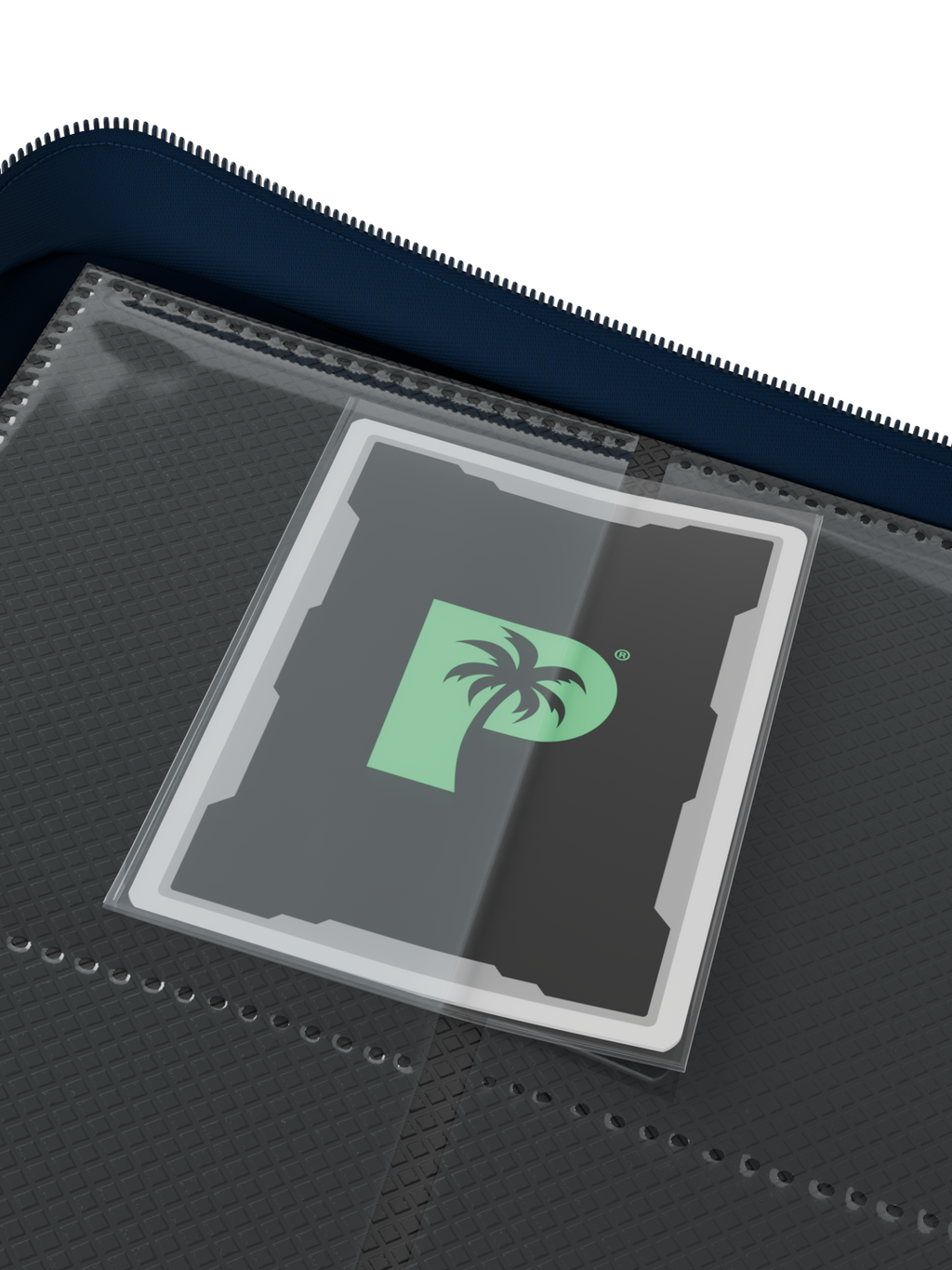 Palms Off Gaming Collectors Series 12 Pocket Zip Binder Navy