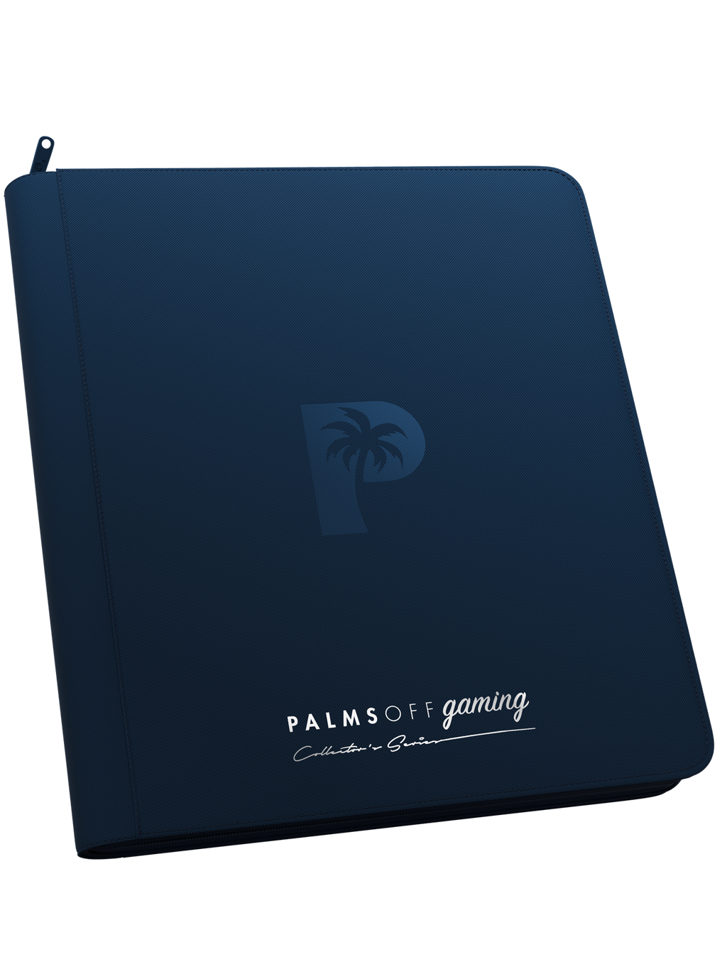 Palms Off Gaming Collectors Series 12 Pocket Zip Binder Navy