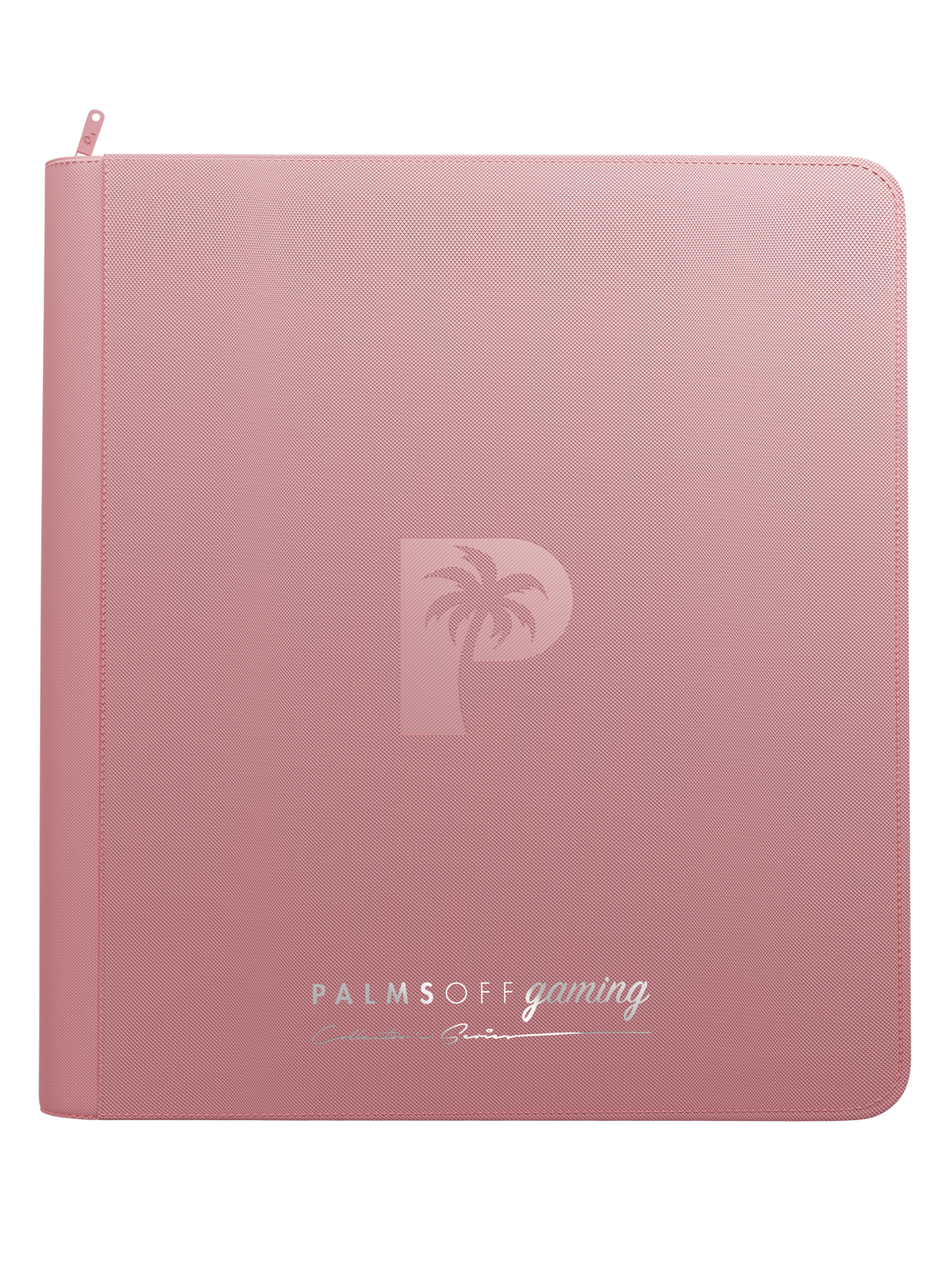 Palms Off Gaming Collector's Series 12 Pocket Zip Trading Card Binder - PINK