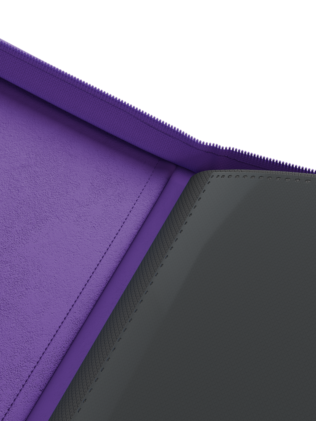 Palms Off Gaming Collector's Series 12 Pocket Zip Trading Card Binder - PURPLE