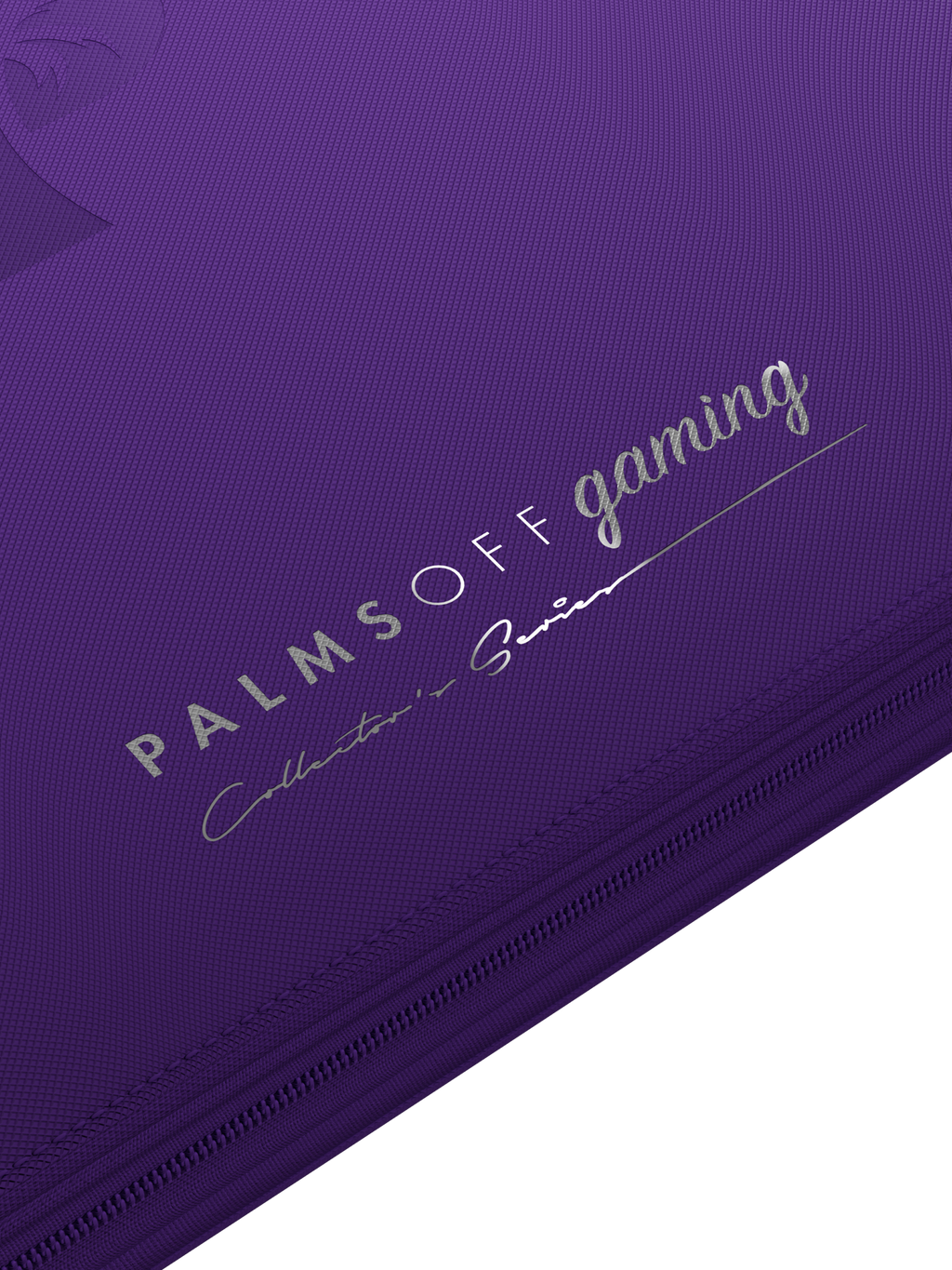 Palms Off Gaming Collector's Series 12 Pocket Zip Trading Card Binder - PURPLE
