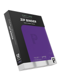 Palms Off Gaming Collector's Series 12 Pocket Zip Trading Card Binder - PURPLE