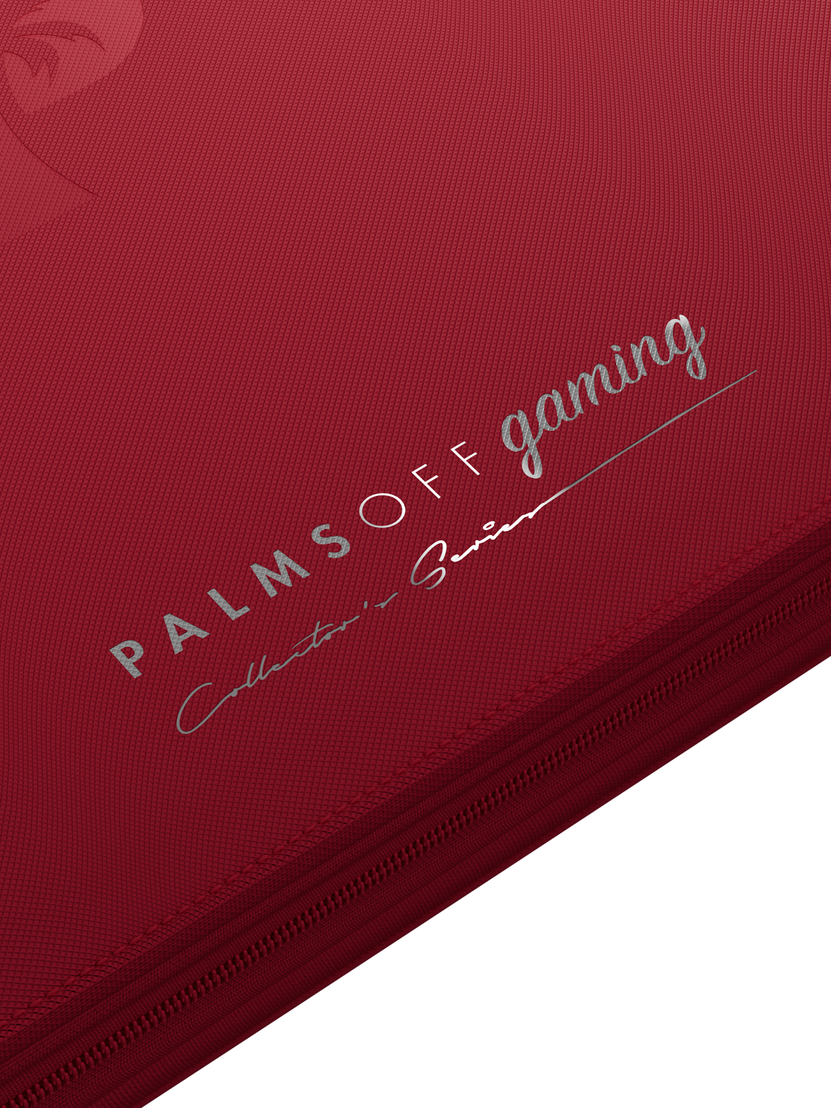 Palms Off Gaming Collector's Series 12 Pocket Zip Trading Card Binder - RED