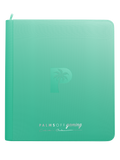 Palms Off Gaming Collector's Series 12 Pocket Zip Trading Card Binder - TURQUOISE