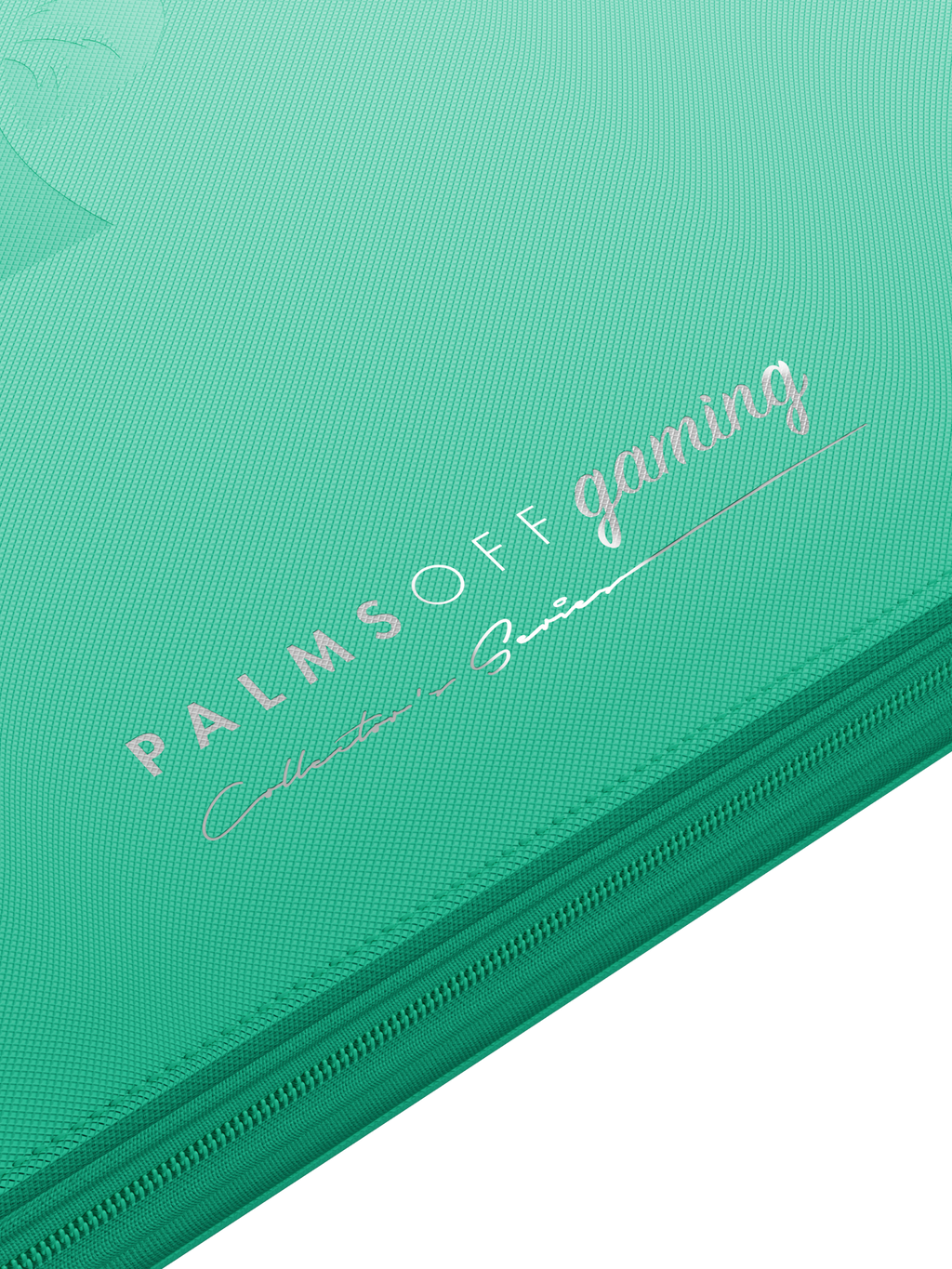 Palms Off Gaming Collector's Series 12 Pocket Zip Trading Card Binder - TURQUOISE