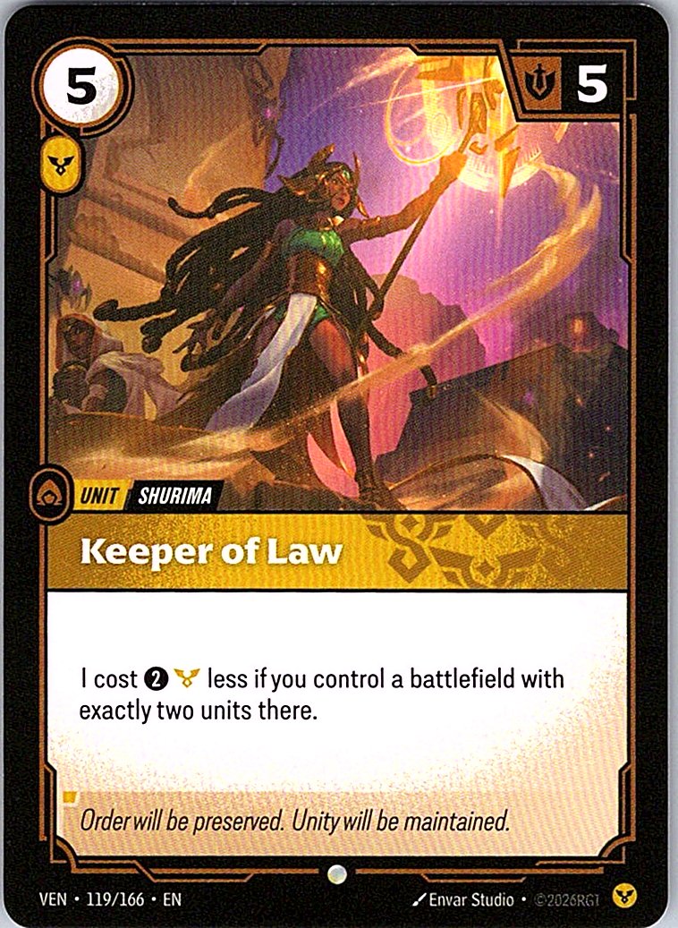Keeper of Law - Vendetta - 119/166 - - NM