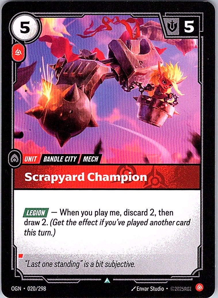 Scrapyard Champion - Origins - 020/298 - - NM