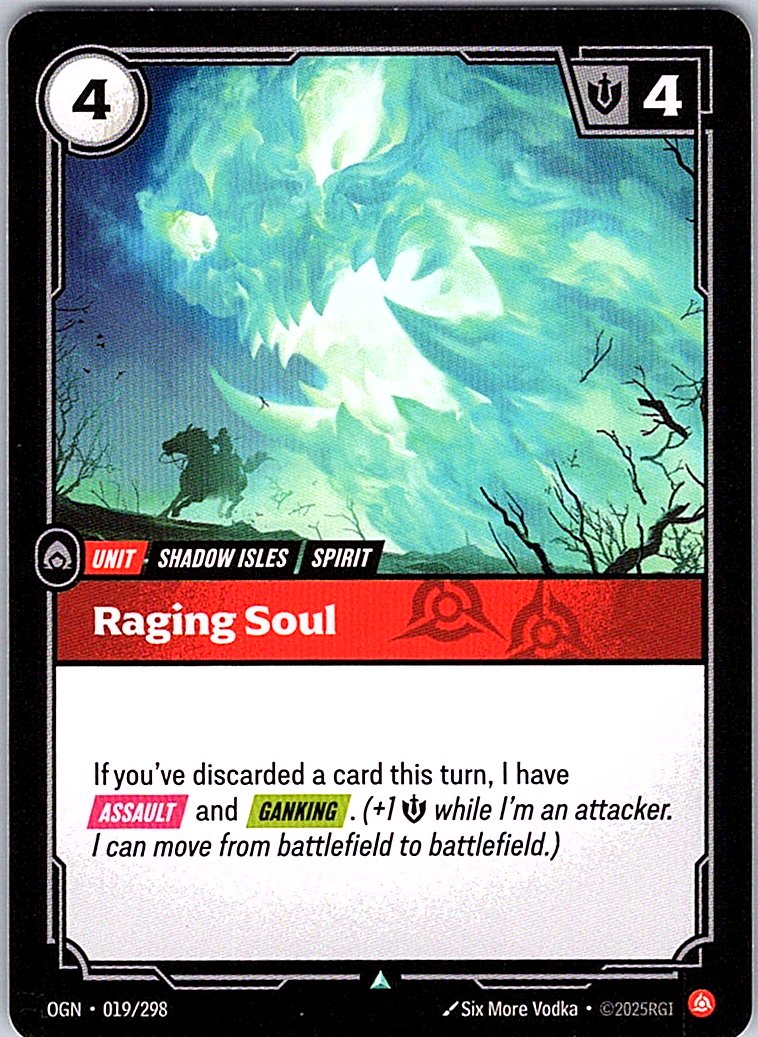 Raging Soul - Origins - 019/298 - - NM