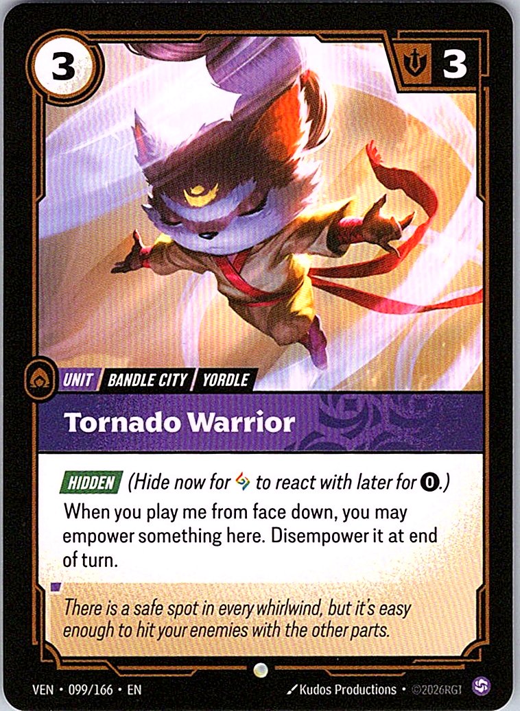 Tornado Warrior - Vendetta - 099/166 - - NM