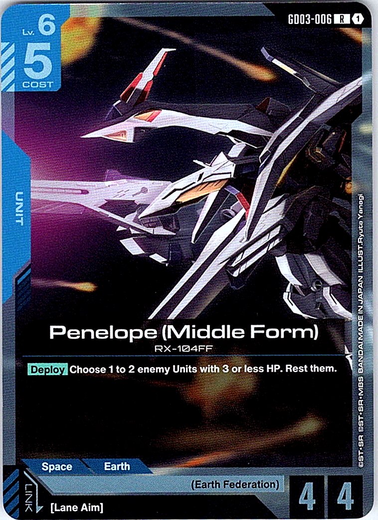 Penelope (Middle Form) - Steel Requiem - GD03-006 - Holo - NM