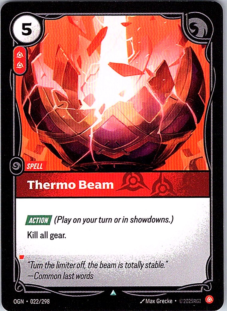 Thermo Beam - Origins - 022/298 - - NM
