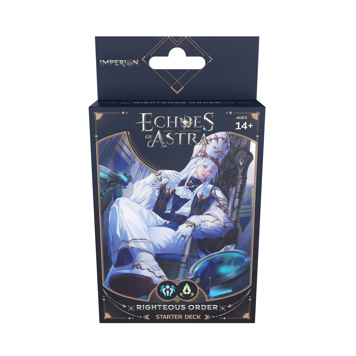 Echoes of Astra Imperion Righteous Order Starter Deck alternate angled view